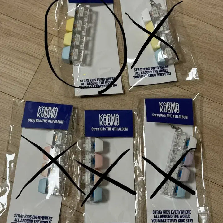 [BUNJANG] Stray Kids Keyboard Keycap Keyring Sealed / 스키주 키보드 키캡 키링 미개봉 새상품 뽁아리