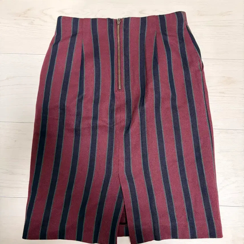 [BUNJANG] Vintage Striped Midi Skirt / 빈티지 스트라이프 미디스커트