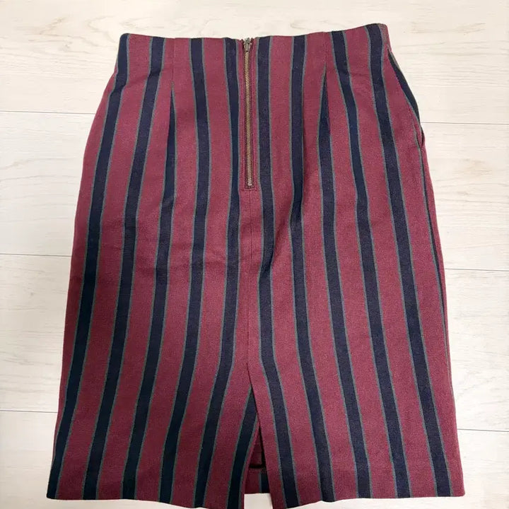 [BUNJANG] Vintage Striped Midi Skirt / 빈티지 스트라이프 미디스커트