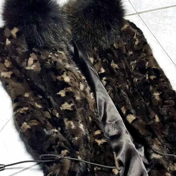[BUNJANG] Natural Mink Fox Fur Vest / 허리스트링 천연 밍크폭스 베스트/조끼