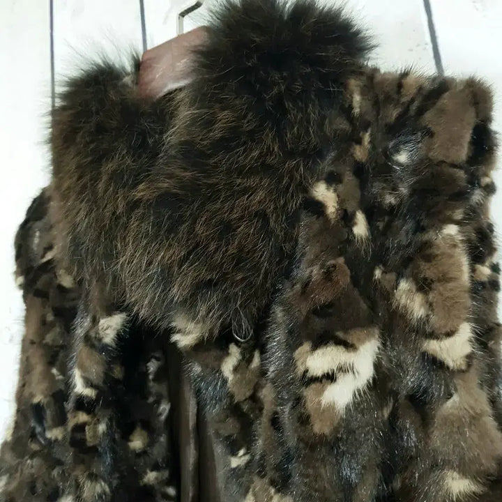 [BUNJANG] Natural Mink Fox Fur Vest / 허리스트링 천연 밍크폭스 베스트/조끼