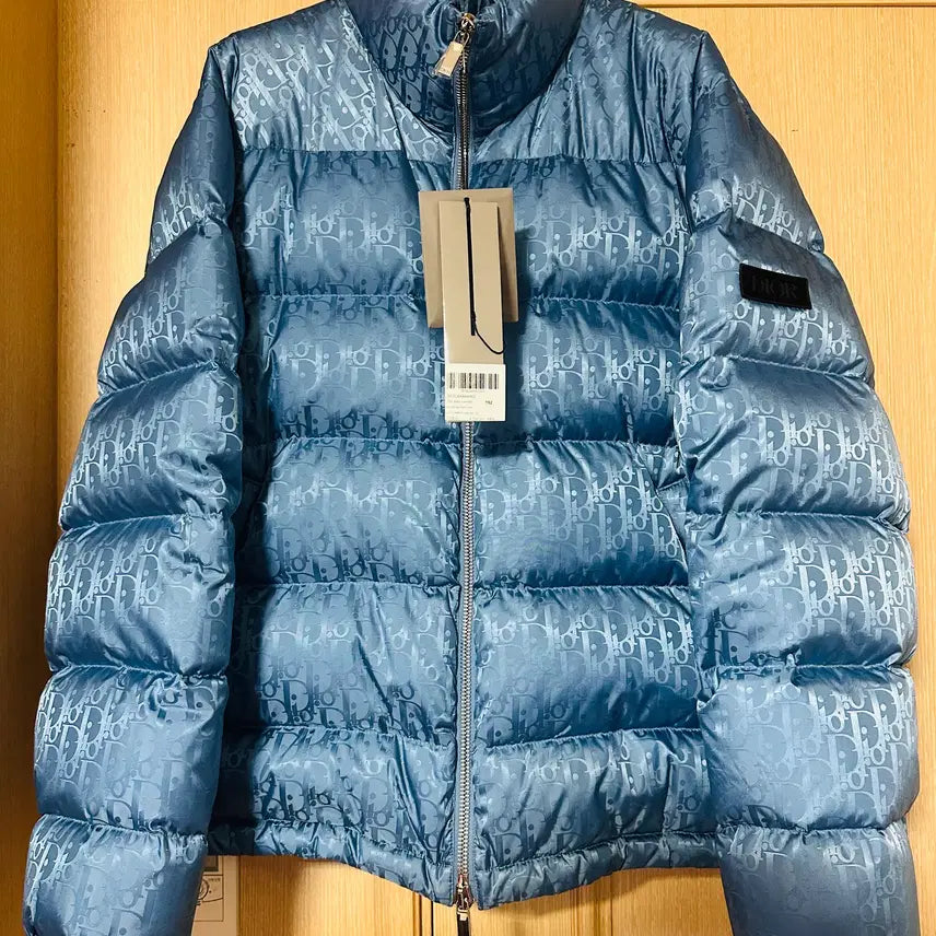 [BUNJANG] Dior Oblique Padded Sky Blue / [52] 디올 오블리크 패딩 스카이블루