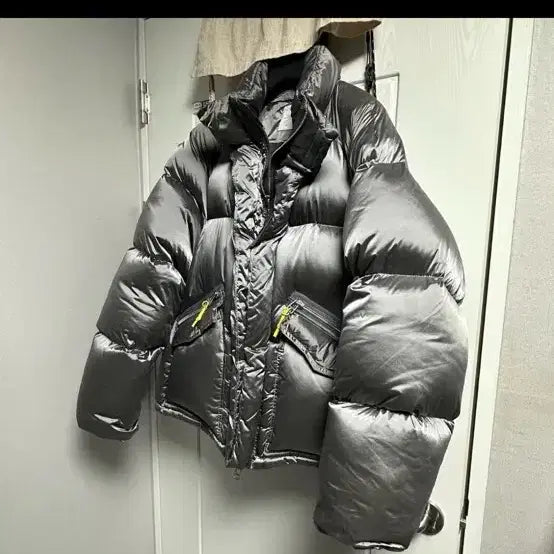 [BUNJANG] Name. Silver Padded Jacket / Name. 패딩