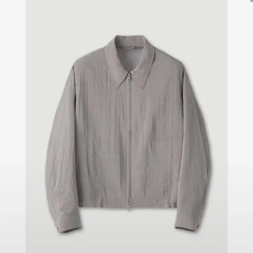 [BUNJANG] Coor Wide Collar Crinkle Blouson (Pang-Gray) - Size M / 쿠어 와이드카라 크링클 블루종 (판고그레이) M