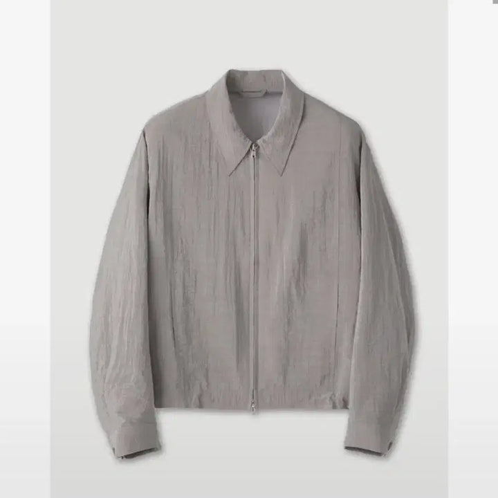 [BUNJANG] Coor Wide Collar Crinkle Blouson (Pang-Gray) - Size M / 쿠어 와이드카라 크링클 블루종 (판고그레이) M