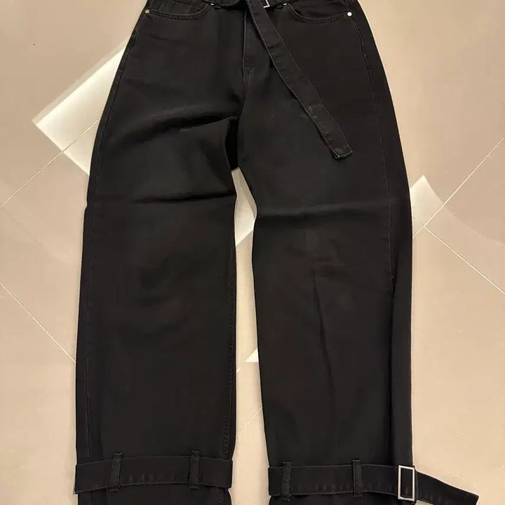 [BUNJANG] Choci Belted Denim Pants / Choci 벨티드 데님팬츠