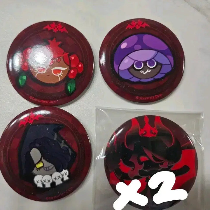 [BUNJANG] Cookie Run Kingdom 5th Anniversary Bundle Set / 쿠키런 킹덤 5주년 캔뱃지 5개 일괄