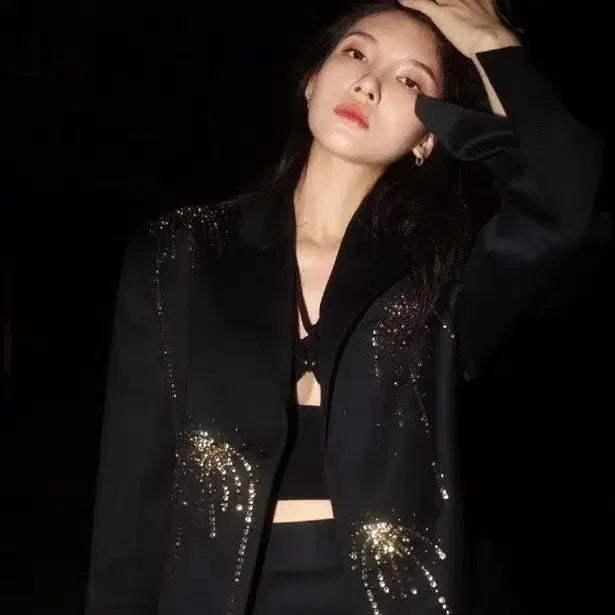 [BUNJANG] Imported High-Quality Beaded Jacket / 한정판 수입 고퀄 비즈 자켓  새상품 유니크 세일