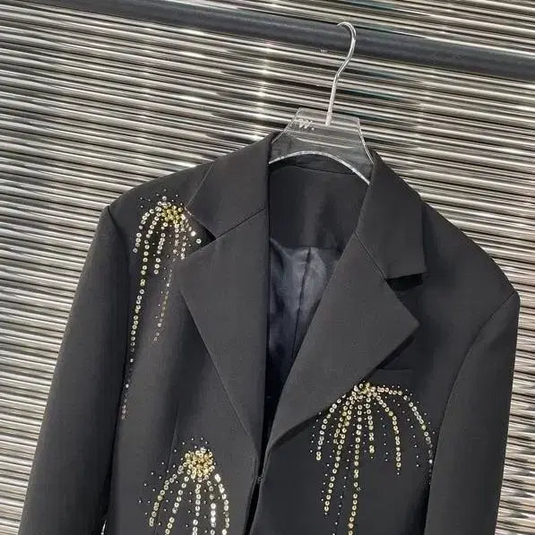 [BUNJANG] Imported High-Quality Beaded Jacket / 한정판 수입 고퀄 비즈 자켓  새상품 유니크 세일