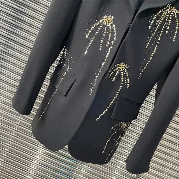 [BUNJANG] Imported High-Quality Beaded Jacket / 한정판 수입 고퀄 비즈 자켓  새상품 유니크 세일