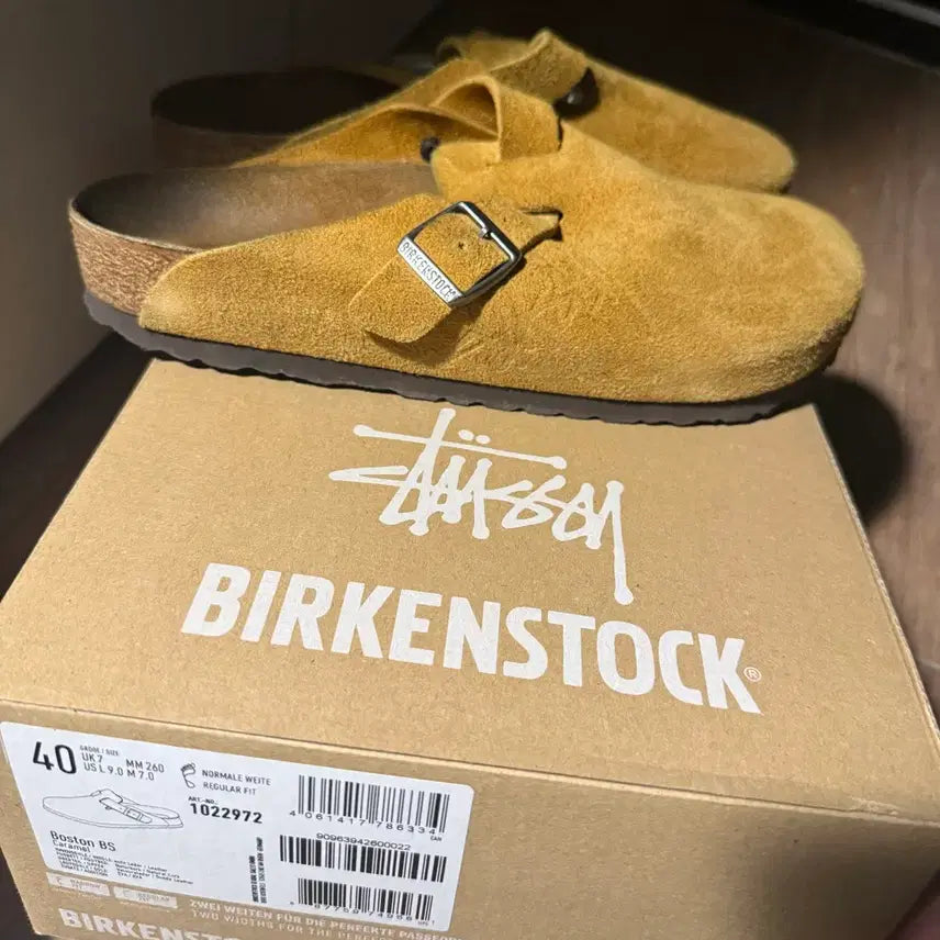 [BUNJANG] Stussy Birkenstock EU40 Sandals / 스투시 x 버켄스탁 40 260