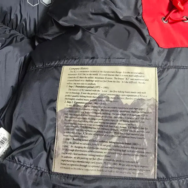 [BUNJANG] K2 Expedition Windstopper Goose Down Padded Jacket / K2 익스페디션 800 윈드스토퍼 구스다운 패딩 95