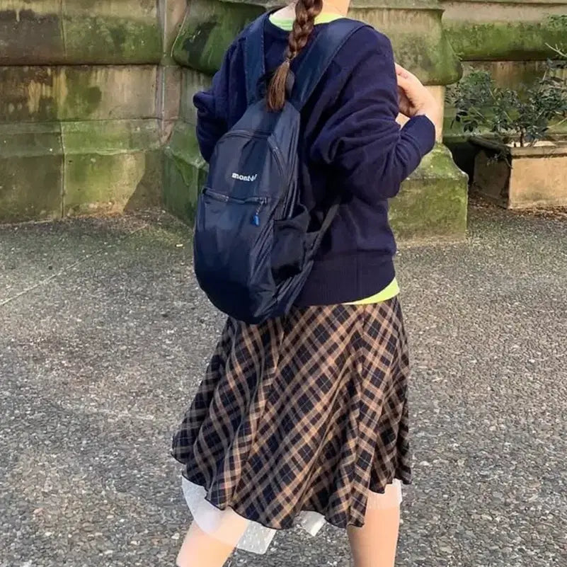 [BUNJANG] Mood Check Skirt / 온무드 체크스커트