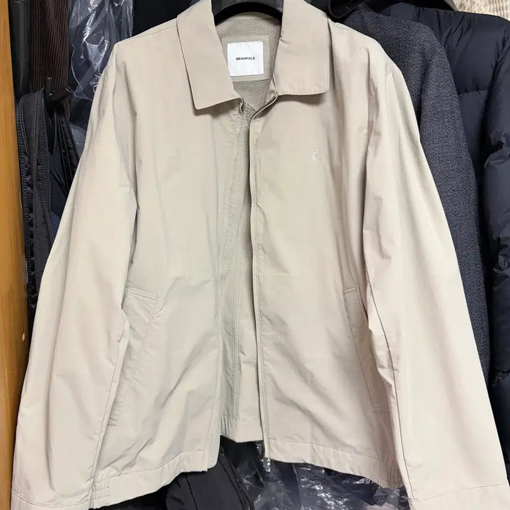 [BUNJANG] Beanpole 23SS Beige Jacket / (새상품급)정가35만 23SS XL 빈폴  블루종 자켓 점퍼 셔츠 베이지