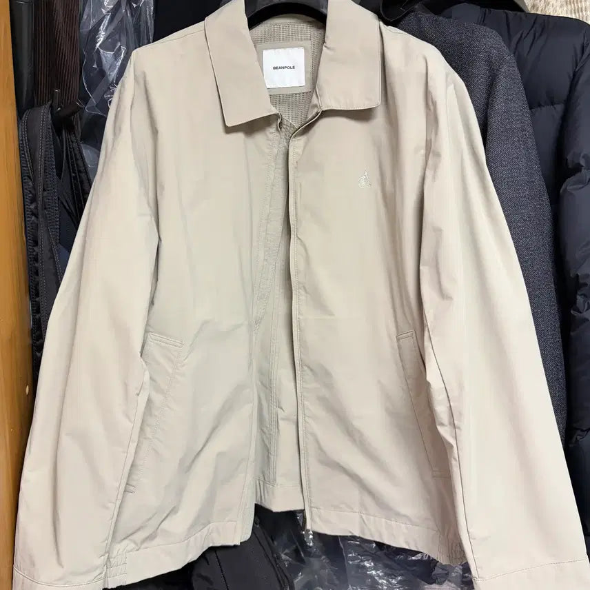 [BUNJANG] Beanpole 23SS Beige Jacket / (새상품급)정가35만 23SS XL 빈폴  블루종 자켓 점퍼 셔츠 베이지