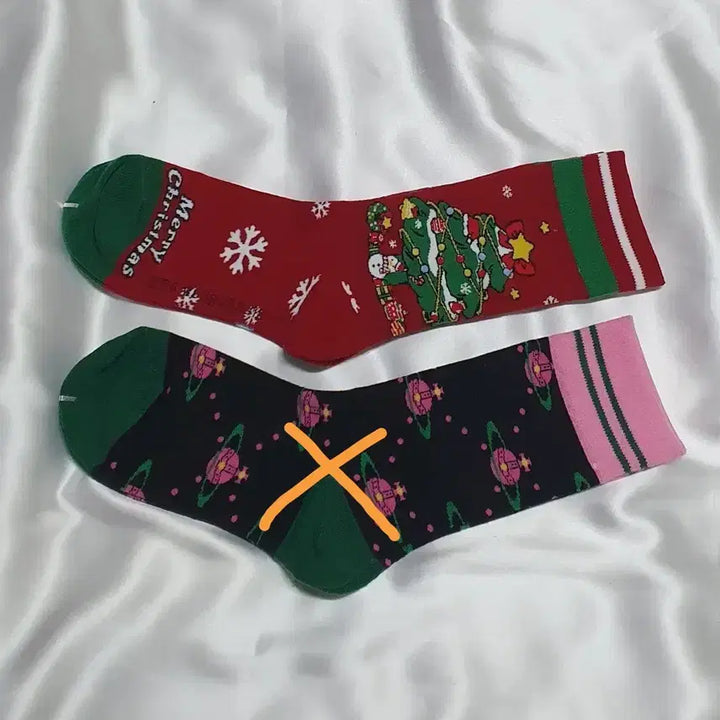 [BUNJANG] Christmas Socks Set / 개당가격이예요~ 크리스마스트리 산타 눈꽃 별 행성 우주 양말