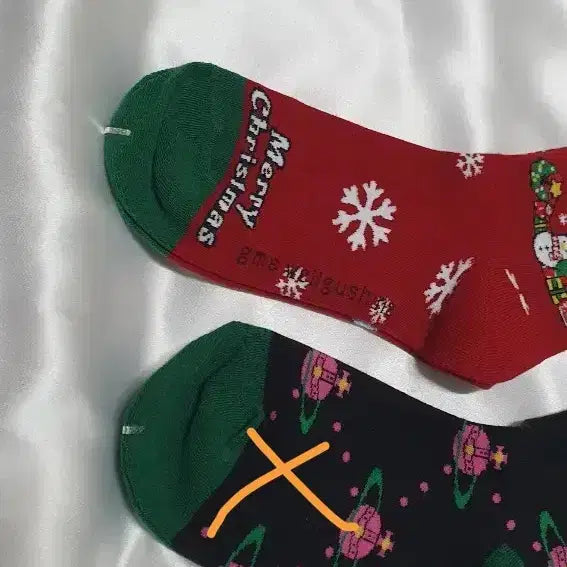 [BUNJANG] Christmas Socks Set / 개당가격이예요~ 크리스마스트리 산타 눈꽃 별 행성 우주 양말