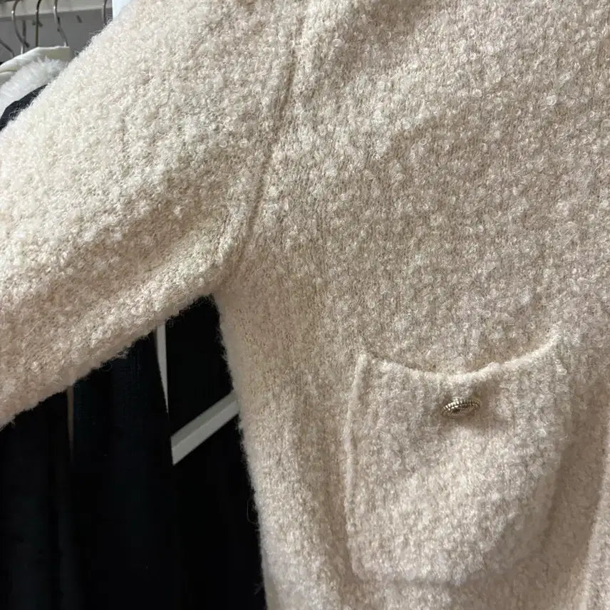 [BUNJANG] Headerment Boucle Cardigan Ivory / 헤더먼트 부클 가디건 아이보리