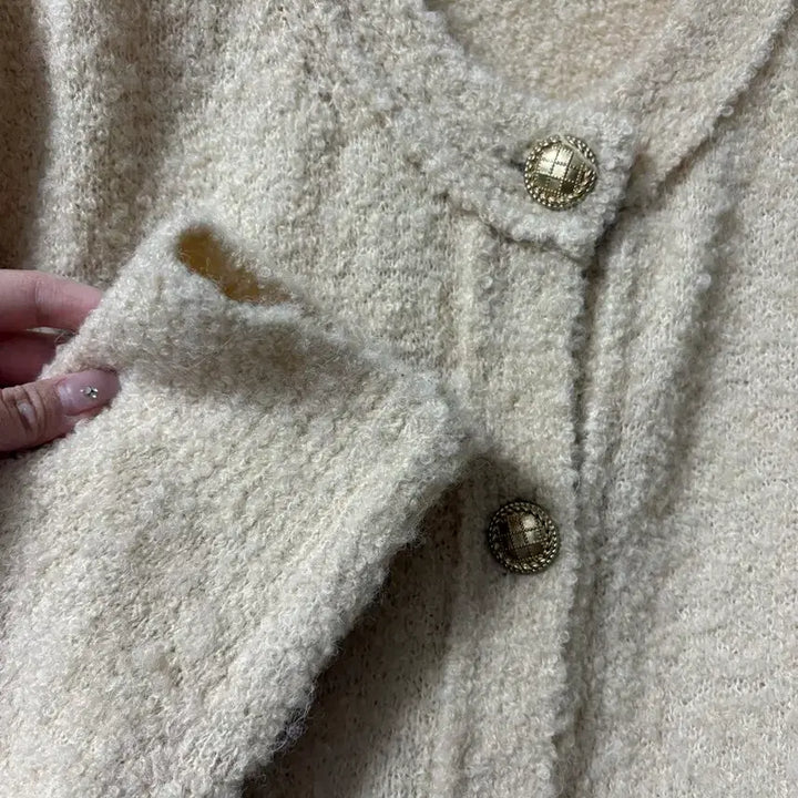 [BUNJANG] Headerment Boucle Cardigan Ivory / 헤더먼트 부클 가디건 아이보리