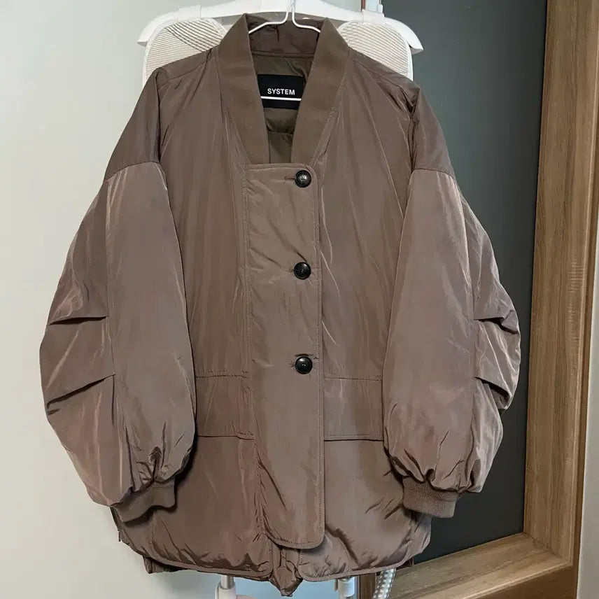 [BUNJANG] SYSTEM Goose Down Padded Jumper (55) / 한섬 SYSTEM 시스템 22 구스 패딩 점퍼 (55)