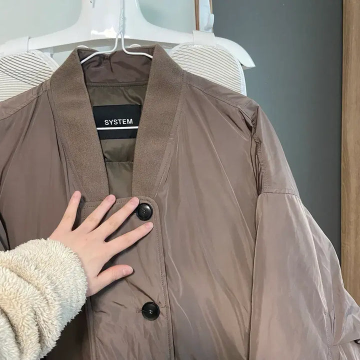 [BUNJANG] SYSTEM Goose Down Padded Jumper (55) / 한섬 SYSTEM 시스템 22 구스 패딩 점퍼 (55)