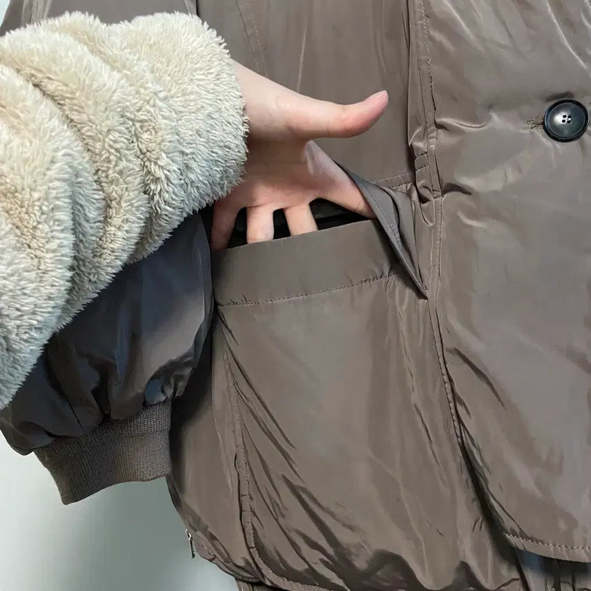 [BUNJANG] SYSTEM Goose Down Padded Jumper (55) / 한섬 SYSTEM 시스템 22 구스 패딩 점퍼 (55)