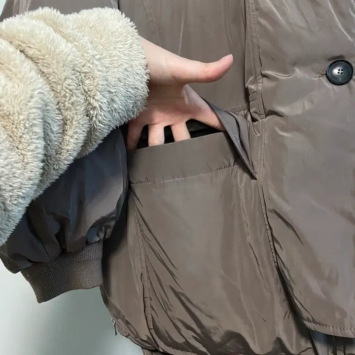 [BUNJANG] SYSTEM Goose Down Padded Jumper (55) / 한섬 SYSTEM 시스템 22 구스 패딩 점퍼 (55)