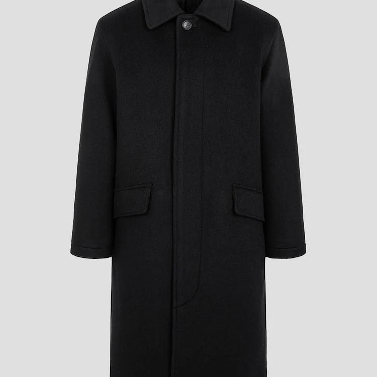 [BUNJANG] Beanpole 24FW Solid Coat Black / (새상품급)정가 70만 24FW  XL 빈폴 발마칸 솔리드 코트 블랙