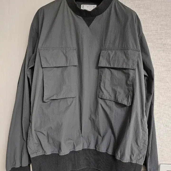 [BUNJANG] Sakai Taslan Nylon Woven Sweatshirt / 사카이 타슬란 나일론 우븐 맨투맨