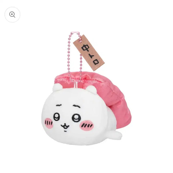 [BUNJANG] Chiikawa Sushi Toro Plush Keyring / 치이카와 마켓 스시 참치 토로 치이카와 인형 키링