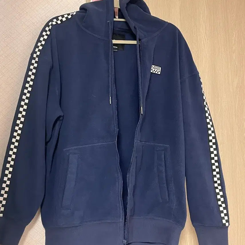 [BUNJANG] Vans Checkerboard Pattern Hoodie Zip-up / 반스 후드집업