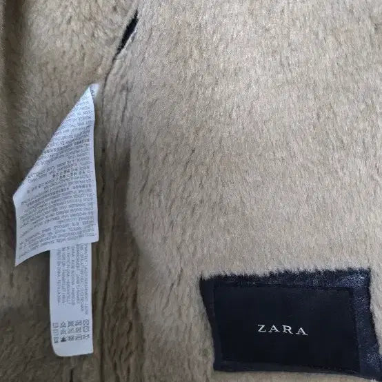 [BUNJANG] Zara Sherpa Jacket L / 자라 무스탕 양털 자켓 L 100 (가죽 아닙니다)