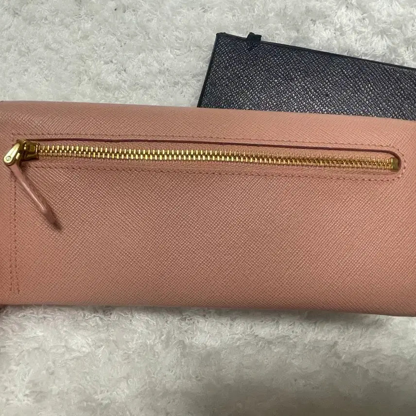 [BUNJANG] Prada Ribbon Long Wallet - Pink / 프라다 리본 장지갑 핑크 새상품급