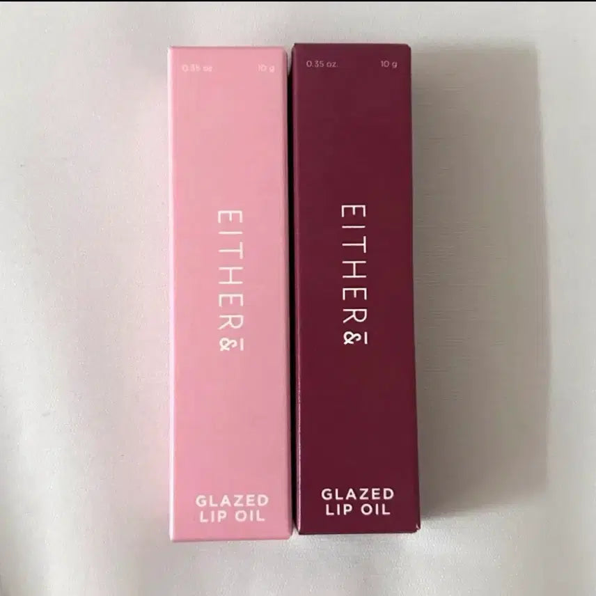 [BUNJANG] Ether& Glazed Lip Oil Bundle Set / 새상품) 이더앤 글레이즈드 립오일 2개 일괄