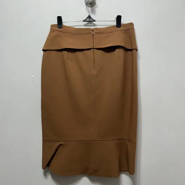 [SOLD OUT] ORANGE FLOWER 브라운 H라인 스커트 새상품 M