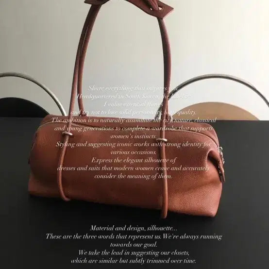 [BUNJANG] 714center Mago Bag Tan Color with Inner Bag / 714center 마고백 탄컬러(이너백 드려요)