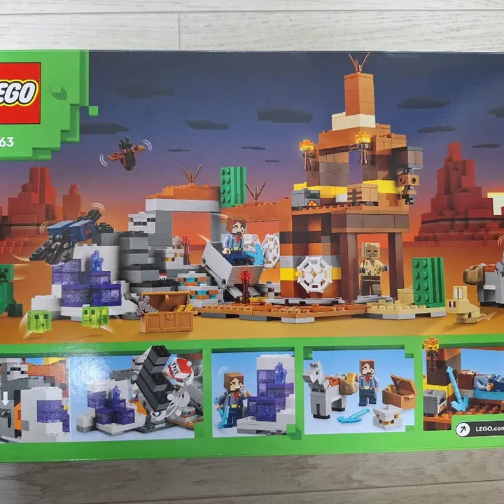 [BUNJANG] Minecraft The Abandoned Mine 21263 Lego Set / 레고 마인크래프트 21263 황무지의 폐광