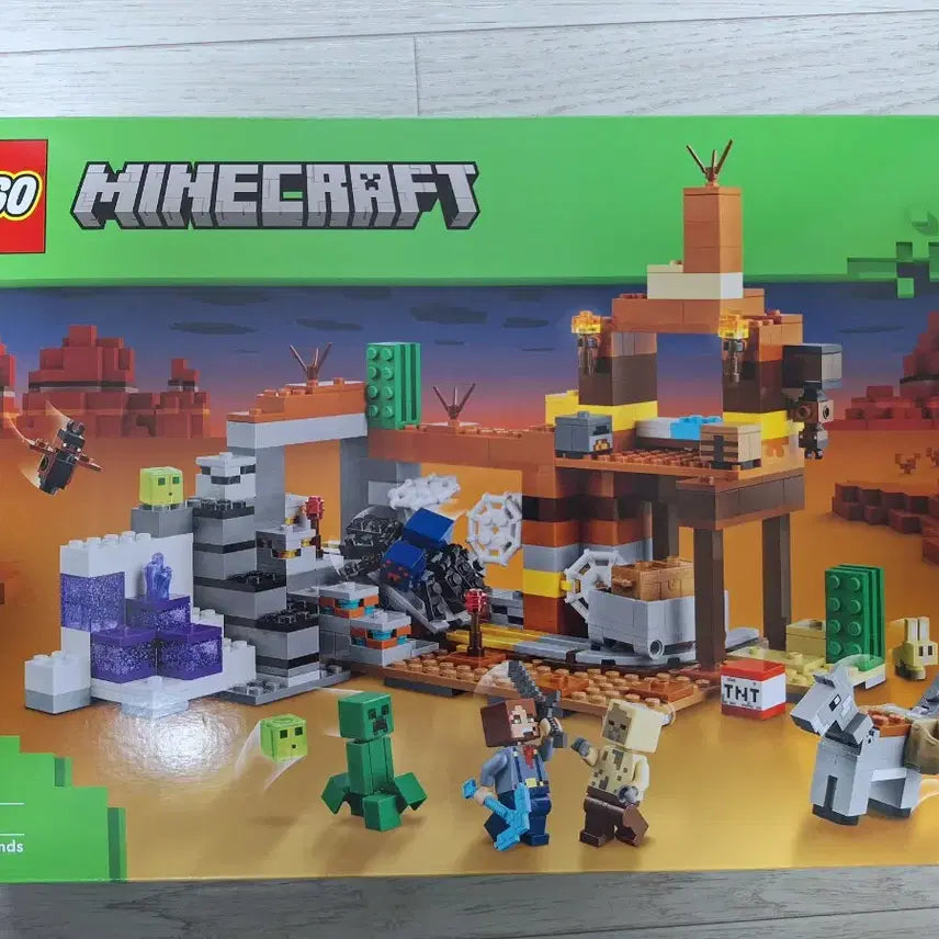 [BUNJANG] Minecraft The Abandoned Mine 21263 Lego Set / 레고 마인크래프트 21263 황무지의 폐광