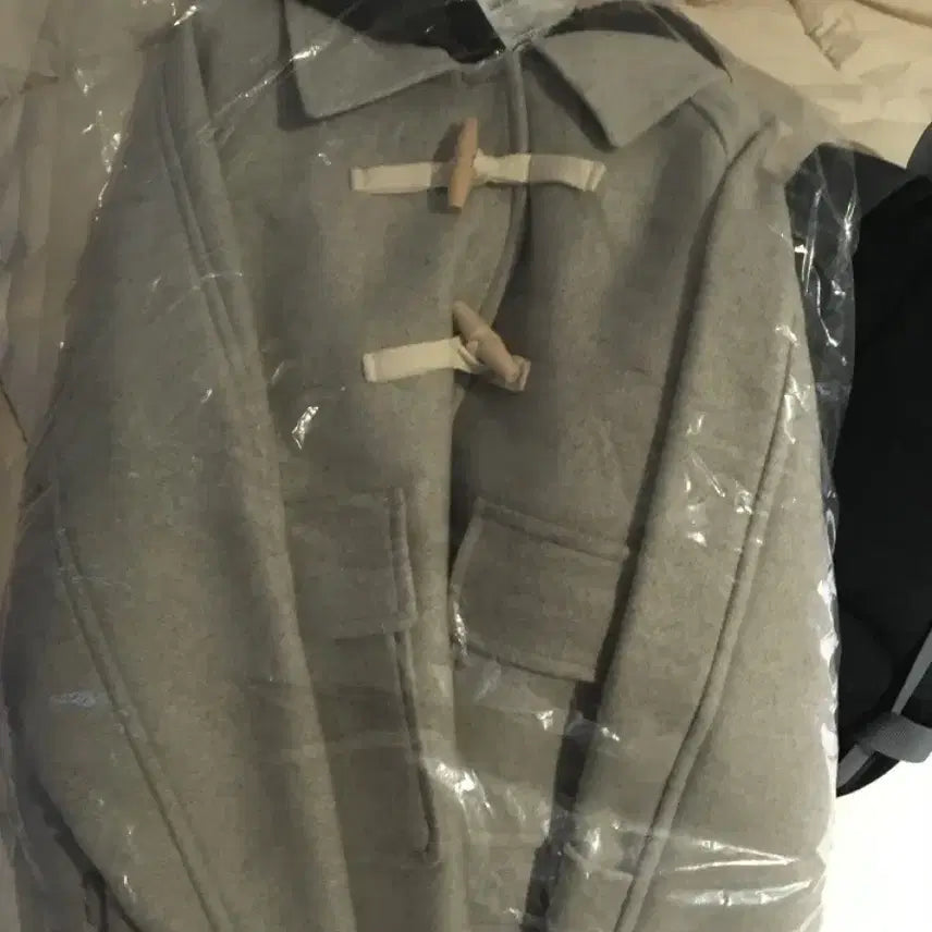 [BUNJANG] Studio Tomboy Knit Hooded Duffle Coat / 스튜디오 톰보이 니트후드코트 / 떡볶이코트