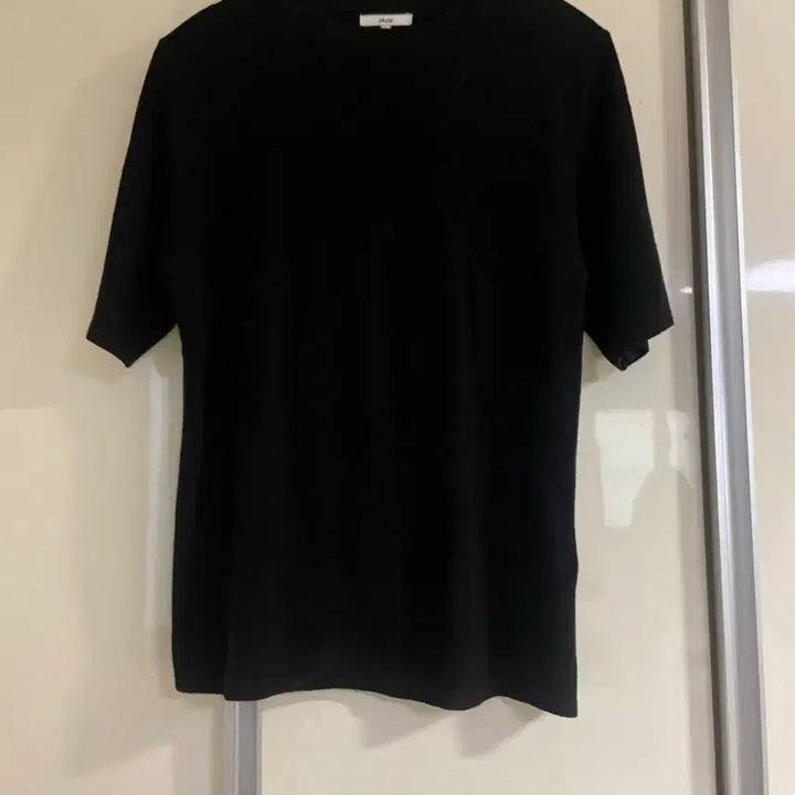 [BUNJANG] Jaju Black Acrylic Knit Sweater / 자주 반팔 아크릴 니트 스웨터