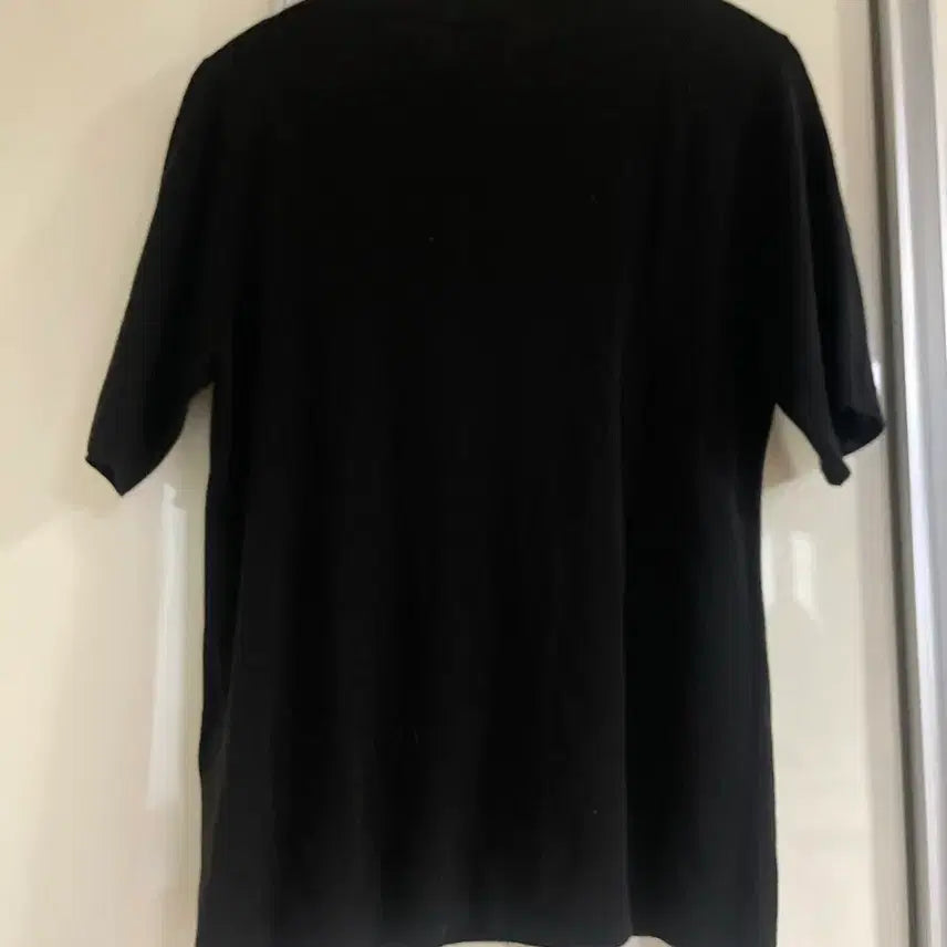 [BUNJANG] Jaju Black Acrylic Knit Sweater / 자주 반팔 아크릴 니트 스웨터