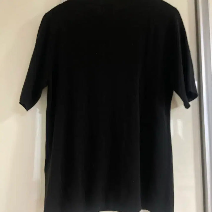 [BUNJANG] Jaju Black Acrylic Knit Sweater / 자주 반팔 아크릴 니트 스웨터