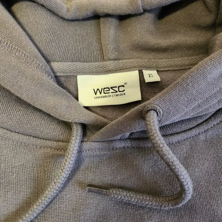 [BUNJANG] WESC Hoodie Chocolate Brown XS / WESC 초코 브라운 후드티