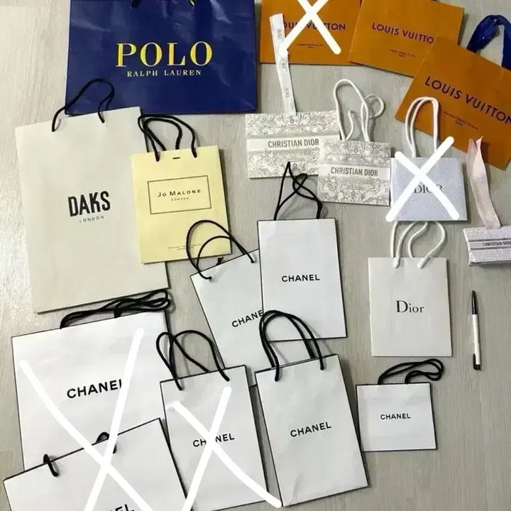 [BUNJANG] Various Designer Shopping Bags / 가격내림! 개당 3천원 샤넬 디올 루이비통등