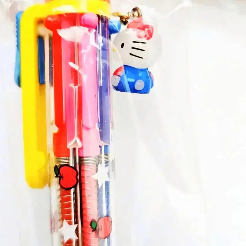 [BUNJANG] Hello Kitty Multi-Color Ballpoint Pen Set / 키티 5색 샤프볼펜, 키티 샤프볼펜, 키티 다색볼펜