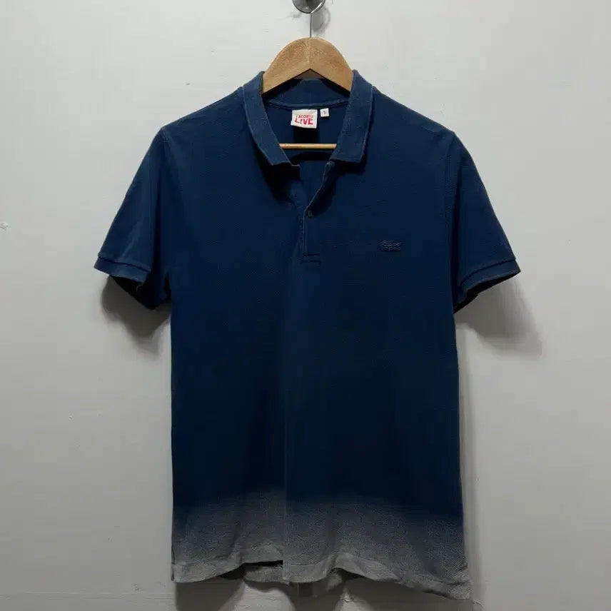 [BUNJANG] Lacoste Live Gradient Short Sleeve Polo Shirt XL / 라코스테 라이브 그라데이션 반팔 폴로티 XL