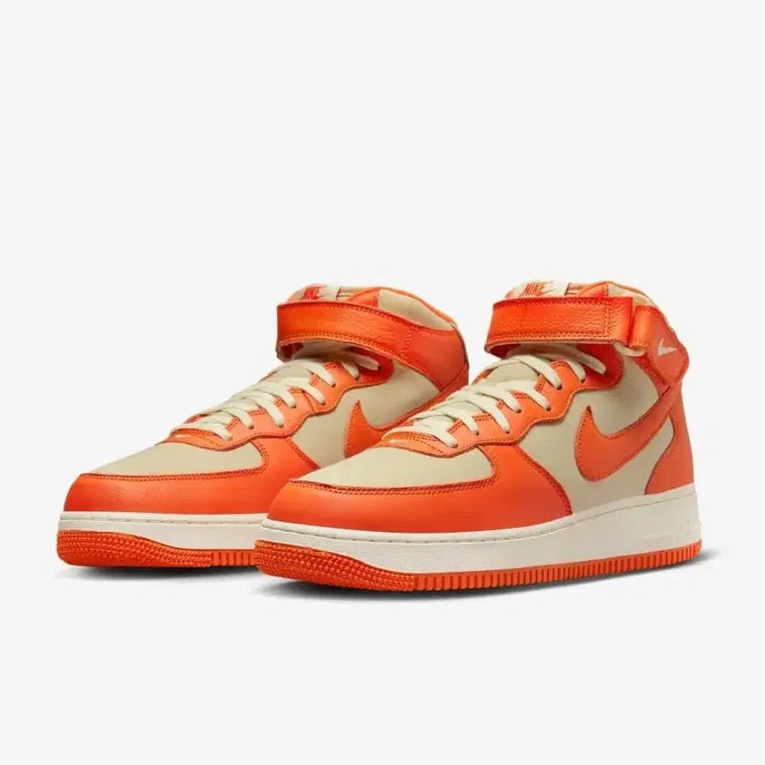 [BUNJANG] Nike Air Force 1 Mid Gold Orange Sneakers / 새상품)나이키 275 에어포스1 미드 골드 오렌지 FB2036 700