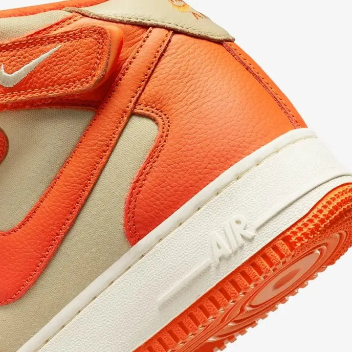 [BUNJANG] Nike Air Force 1 Mid Gold Orange Sneakers / 새상품)나이키 275 에어포스1 미드 골드 오렌지 FB2036 700