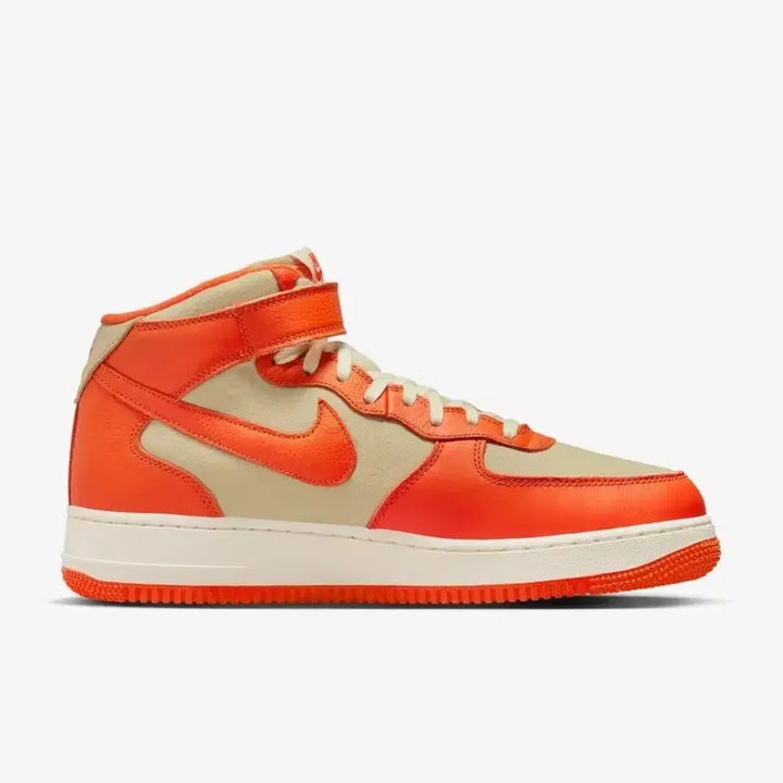 [BUNJANG] Nike Air Force 1 Mid Gold Orange Sneakers / 새상품)나이키 275 에어포스1 미드 골드 오렌지 FB2036 700