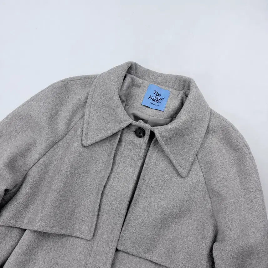 [BUNJANG] Roze Franz Wool Rich Half Coat / 로제프란츠 울 리치 하프코트